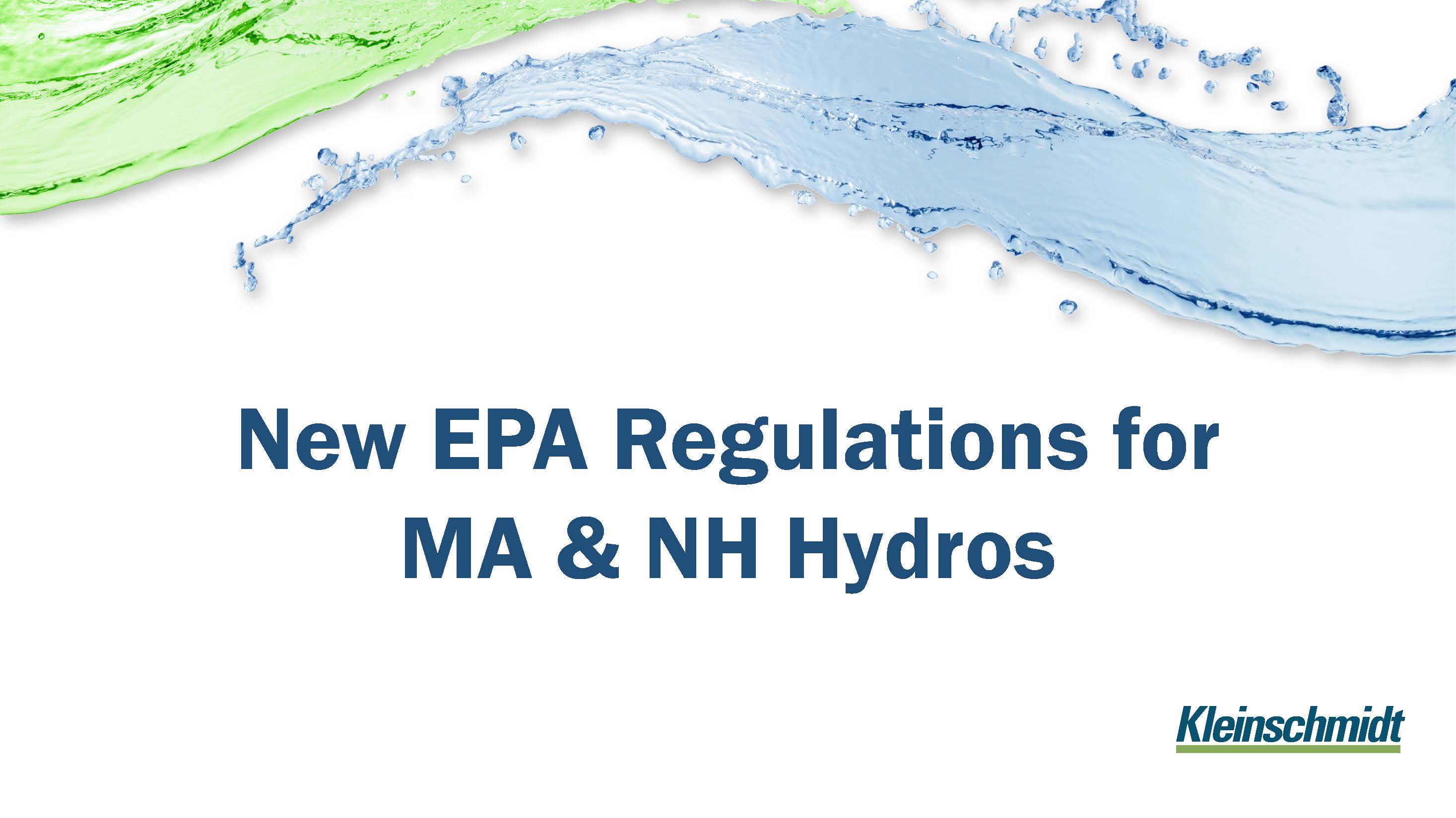 EPA 316(B) Rule Applied To Hydroelectric Facilities